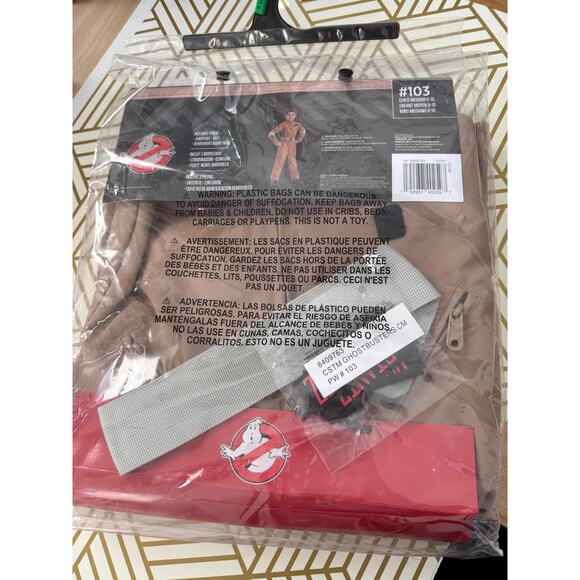 GHOSTBUSTERS Child Spengler Stantz Venkman Zeddedmore Costume | Size 8-10 - Picture 5 of 6